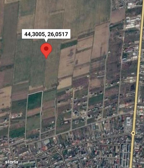 Teren 4.056 mp pentru dezvoltare rezidențială – Comuna 1 Decembrie