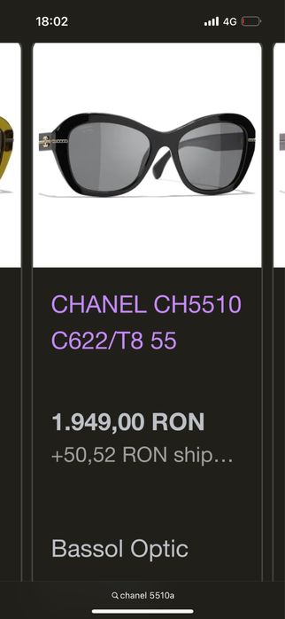 Ochelari Chanel,autentici 100%