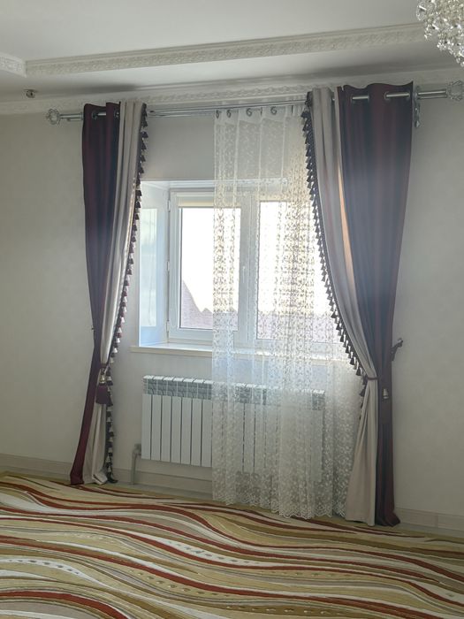 Шторы и тюль, 2 шт