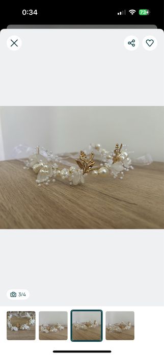 Красива тиара за коса