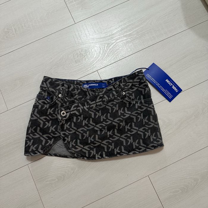 Karl lagerfeld Fusta Noua cu eticheta Monograma mini logo