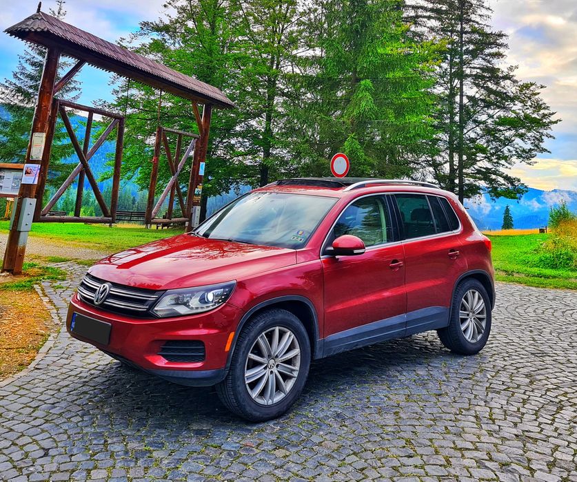 VW Tiguan Facelift,Benzina 2.0,Automat DSG,Piele crem,panoramic!OCAZIE