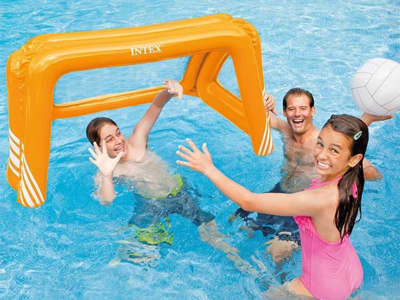 НОВИ! Надуваема врата INTEX Fun Goals Game 140х89х81см с топка