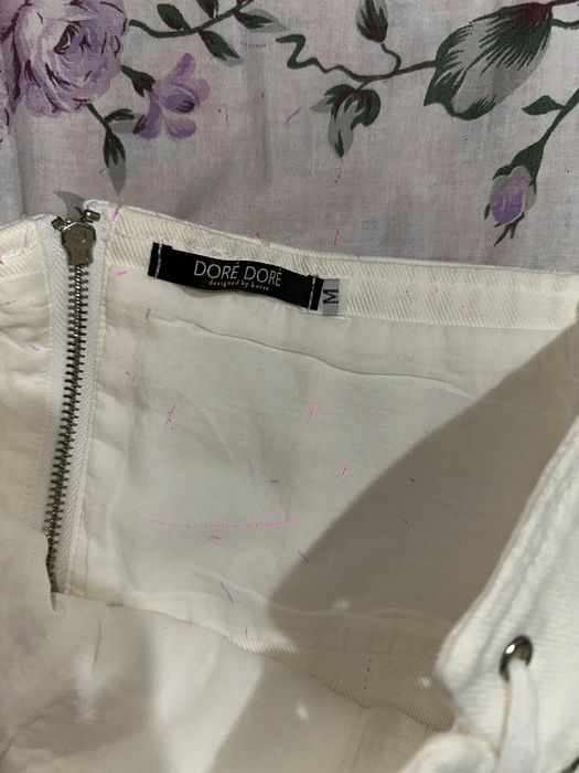 Корсет из плотного джинса