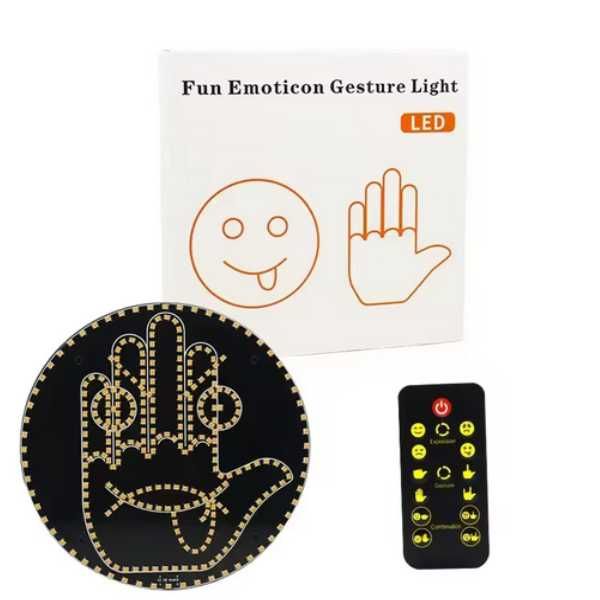 LED табела за автомобил Automat, Светеща ръка, Емоджи