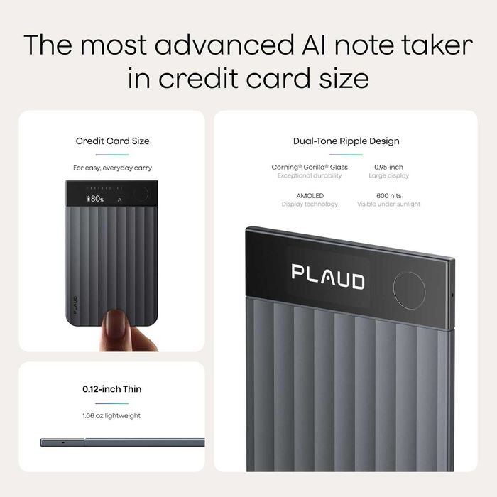 Plaud Note Pro — Умный AI-Диктофон Переводчик. Есть доставка