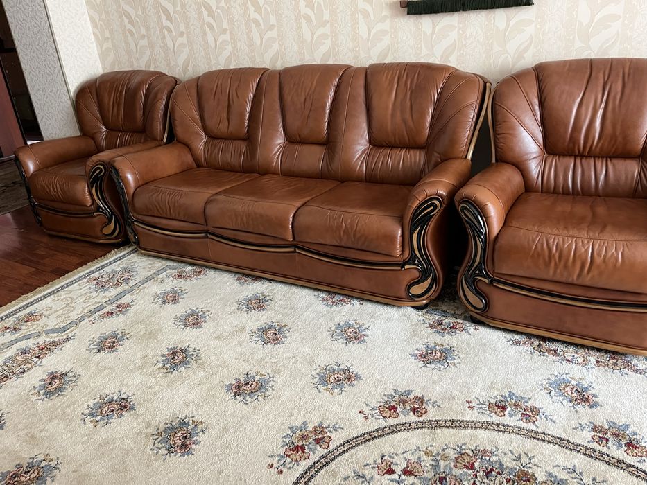 Мягкий кожаный уголок Беларусь