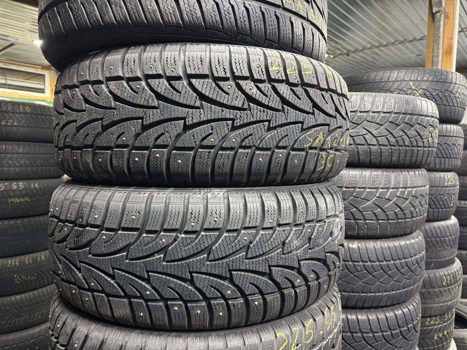 Шины шипы 225/55 R17 зима покрышки колеса резина донгелек
