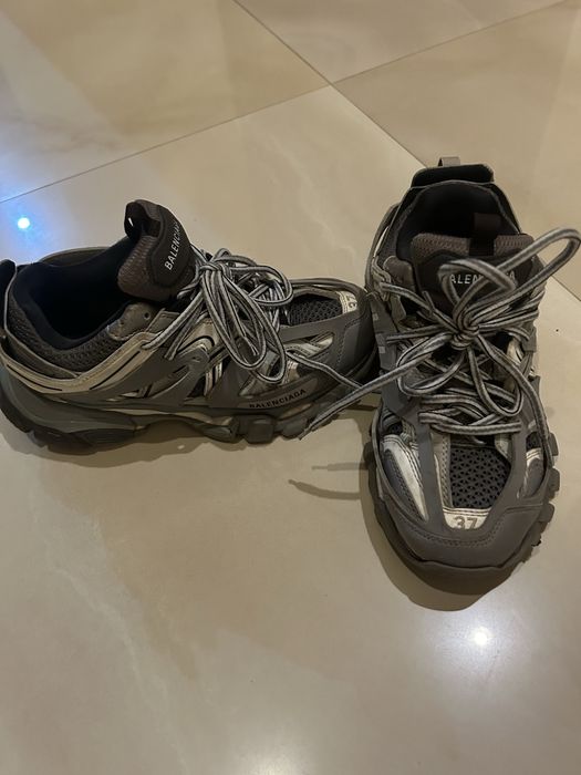 Balenciaga track gray and white,размер 37