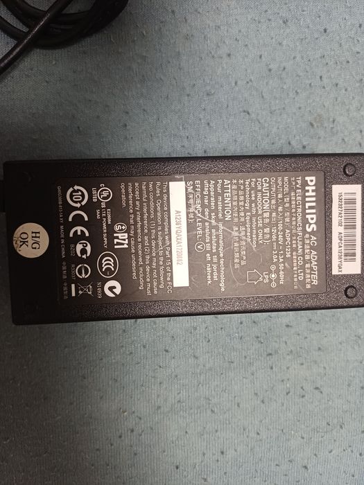 Incarcator  alimentator original Philips 12v 3A in stare buna