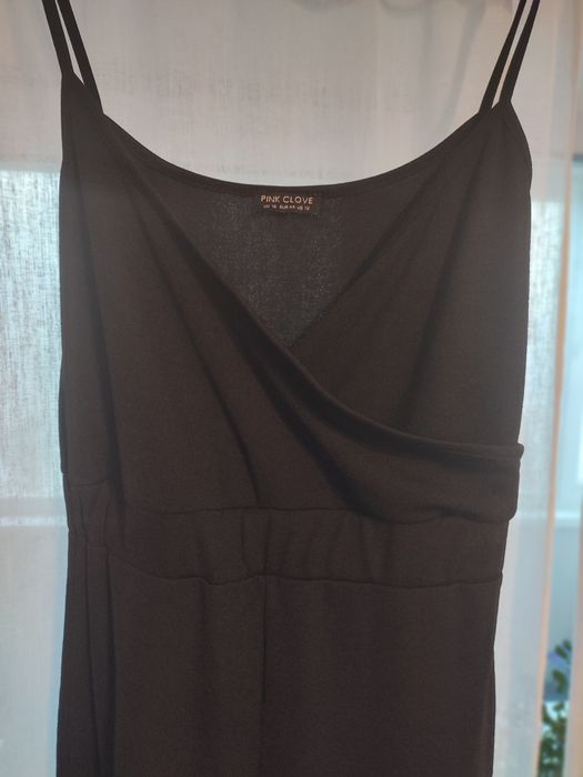 Salopeta eleganta , culoare negru, marime 44 EU