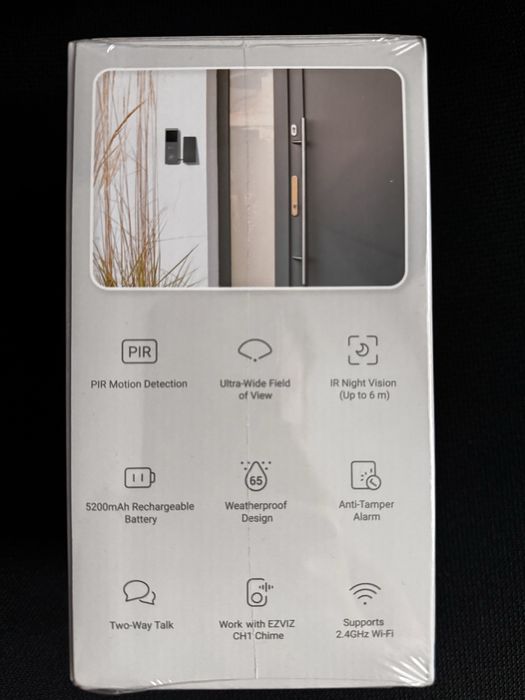 Sonerie video smart Ezviz HP3 Pro cu panou solar