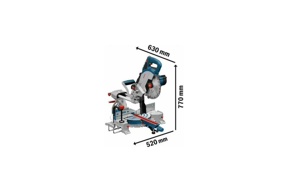 Торцовочная пила аккумуляторная Bosch GCM 18V-216
