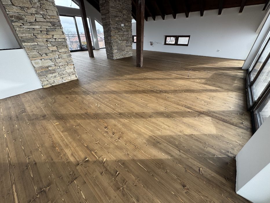 Безпрашно циклене на паркет, фугиране, омасляване или лакиране.