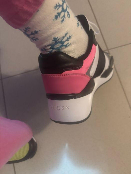 Guess Сникърси Tesha FL5TES ELE12 Черен