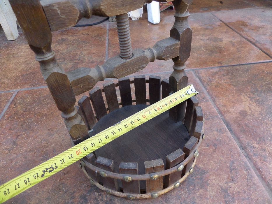 Teasc struguri figurina platou servire macheta lemn frumos deosebit