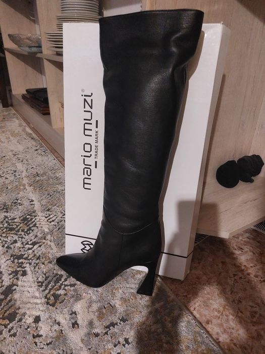 Сапоги кожаные 40 р