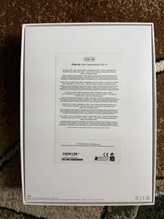 IPad Air 4 (2020) 256Gb  +Apple Pencil 2 +2 huse (Logitech Folio Touch