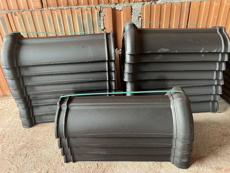 Tigla coama presata XXL ANTRACIT40 Tondach