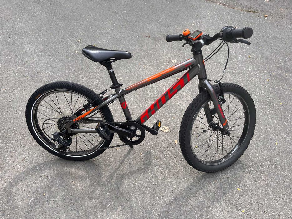 Bicicleta copii Ghost Kato 20" Essential silver/orange
