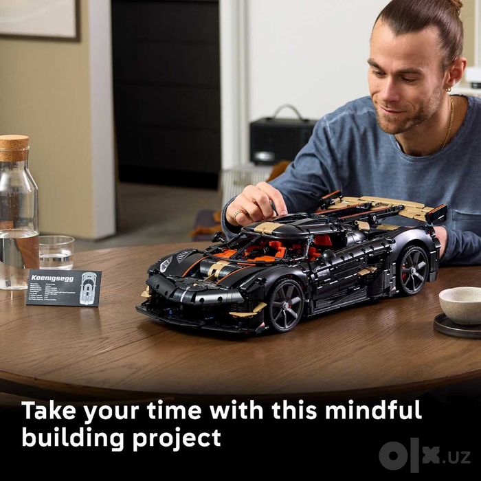 Конструктор LEGO Technic Koenigsegg Sadair’s Spear Megacar 42232!