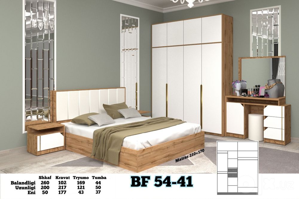 Mebel spalniy garnitura kamplekt hay tek