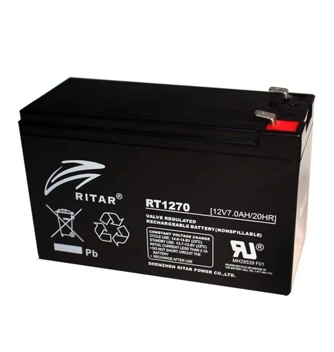 Аккумулятор Ritar RT1270 (12 В, 7 Ач)