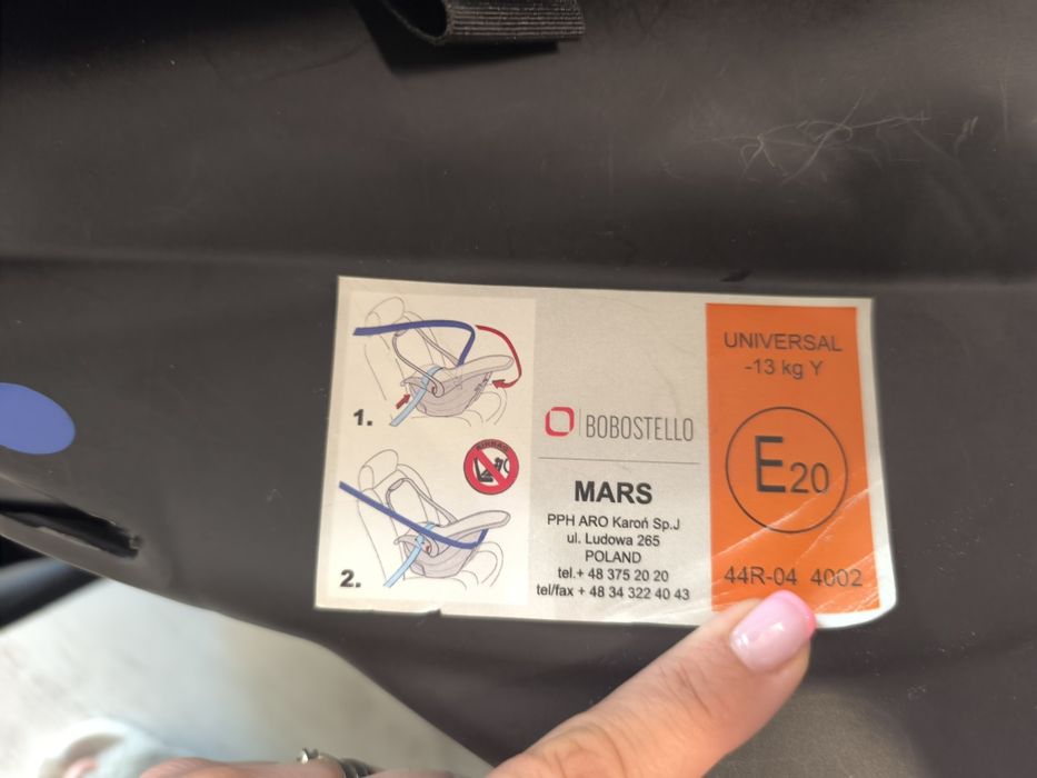 Стол  за кола  за бебета bobostello mars