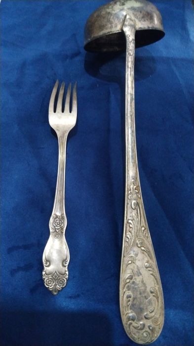 Мельхиор столовые приборы