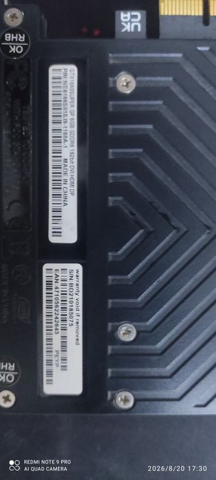 Gtx 1660Super 6gb