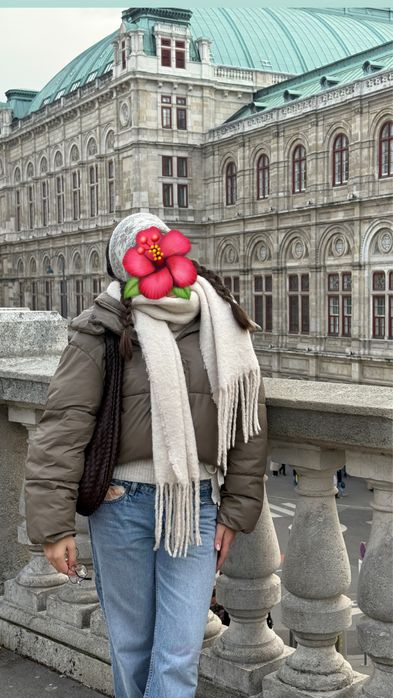 Кафяво зимно яке Zara