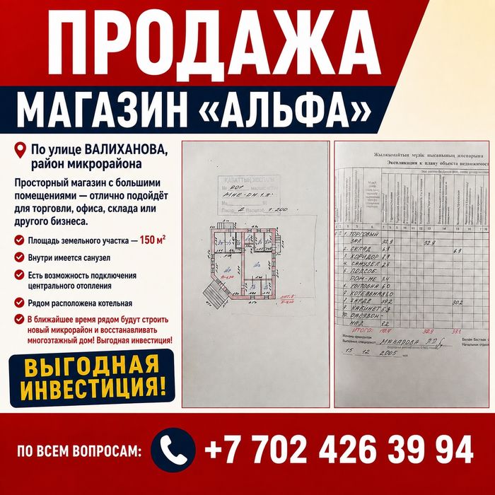 Срочно продам магазин!
