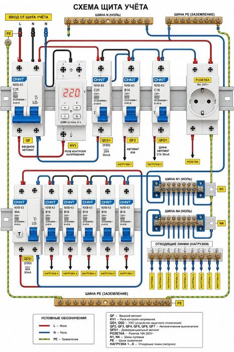 Электрика хизмати, Elektrik