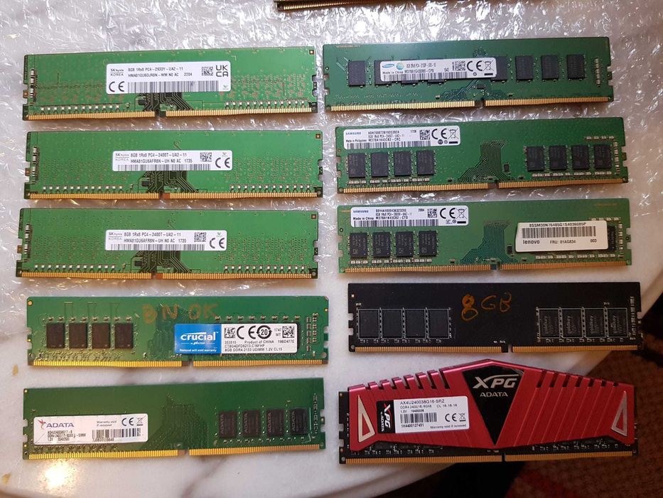 4, 8, 16 Gb 32GB DDR4 2400MHz 2666, 2933 Modul Memorie Ram PC GAMING Kingston Samsung SK hinyx Crucial 32GB DDR4 2133MHz