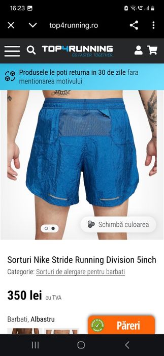 Pantaloni scurti alergare Nike Running