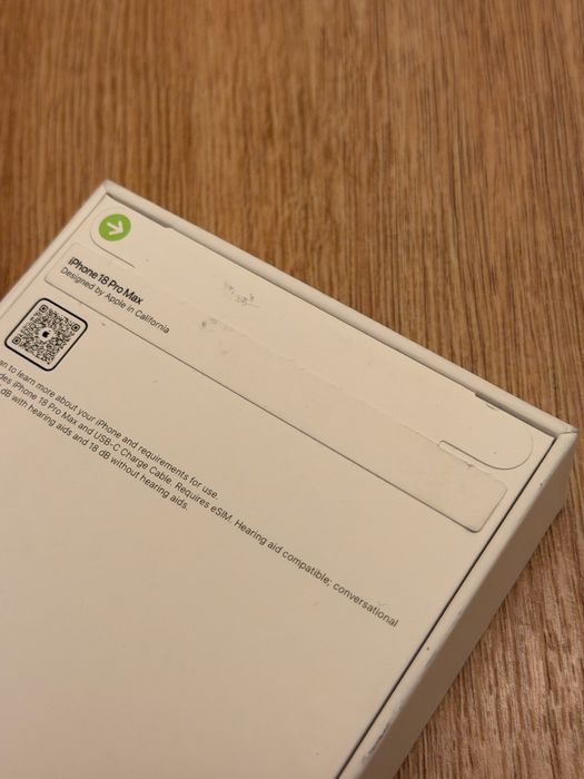 Запечатан! Iphone 18 PRO MAX 256GB Silver / Чисто НОВ!