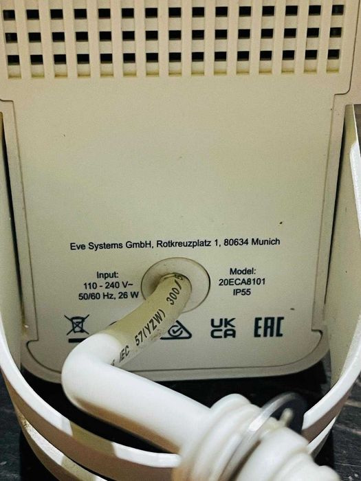 Cameră exterior Eve Outdoor Cam (ediția albă)