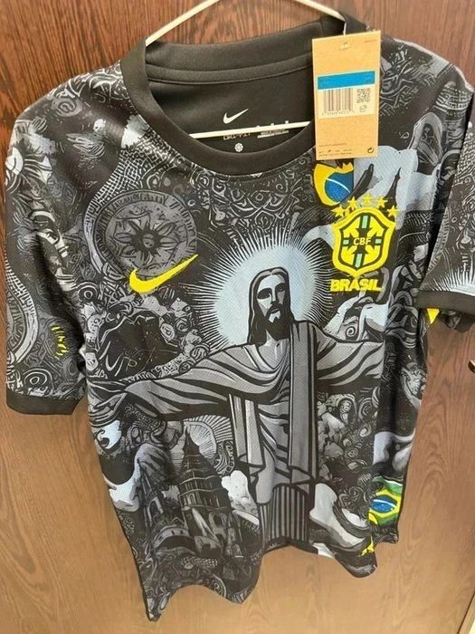 Tricou Brasil Brazilia Jesus Isus S/M/L/XL nou/new