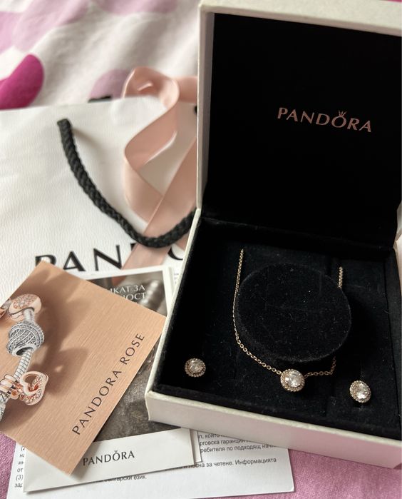 Коплект Pandora Класа Rose gold