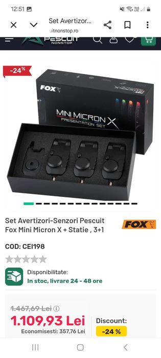 Avertizori fox mini micron x 3+1 si 2+1
