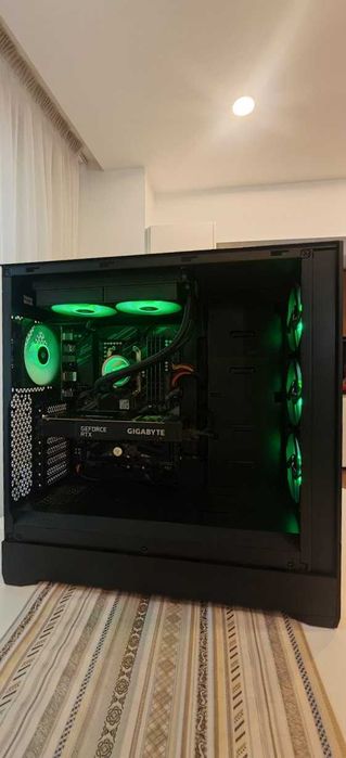 Мощен Комютър за Игри Работа и Забавления Ryzen 9 5950X/64Gb 16/32 Core/512GB SSD + 4TB HDD/RTX 3080 10G. 320bit/Гаранция