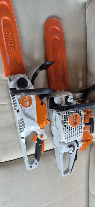 Stihl drujba pe benzina, acumulator