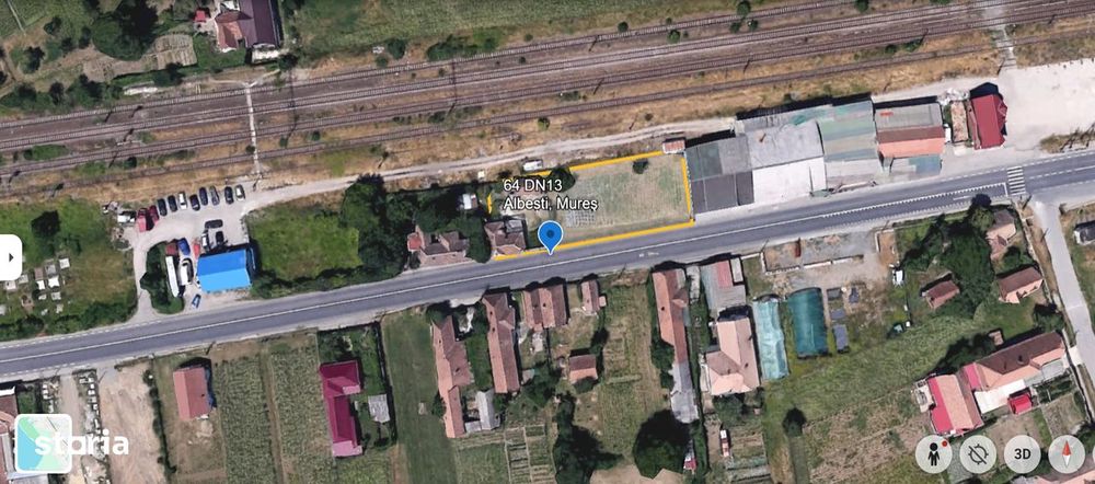 Casă cu teren, intravilan, front E60, Albesti, Sighisoara, Mures