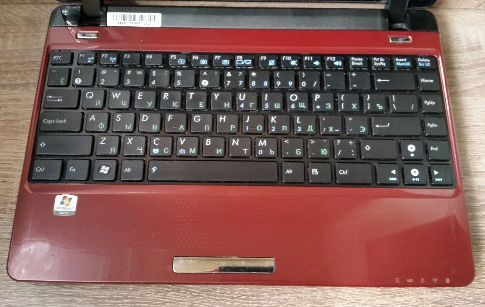 нетбук Asus Eee с новой мышкой