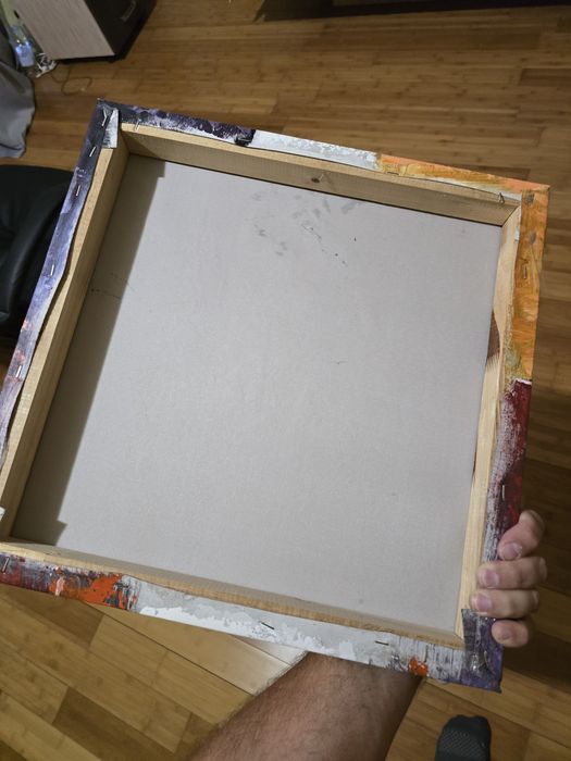 Tablou pictat  45/45 cm
