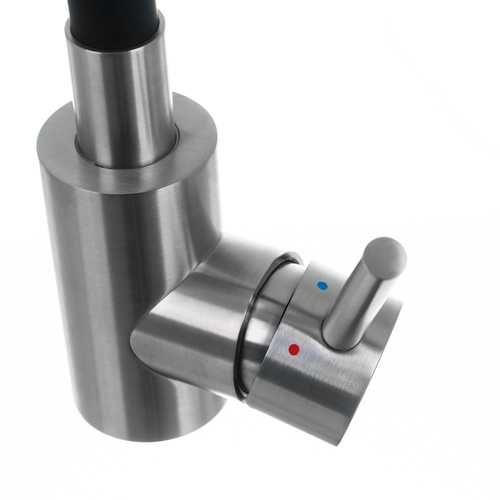 Гъвкав смесител за кухня / Черен смесител за кухня с гъвкав чучур