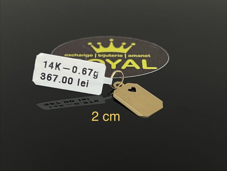 Bijuteria Royal CB : Pandant aur 14K  0,67 grame