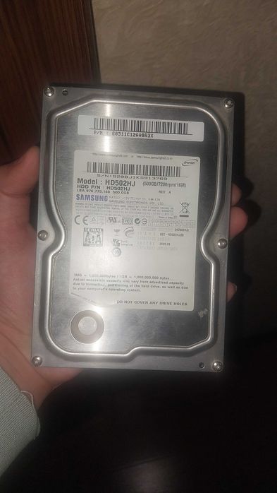 Hard Disk 500gb sata kabeli bilan