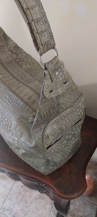 Пътна чанта от естествена кожа