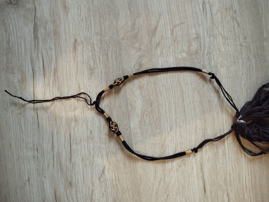 Плетёное ожерелье / чокер ручной работы